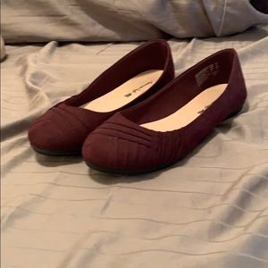 American Eagle (from Payless) plum flats